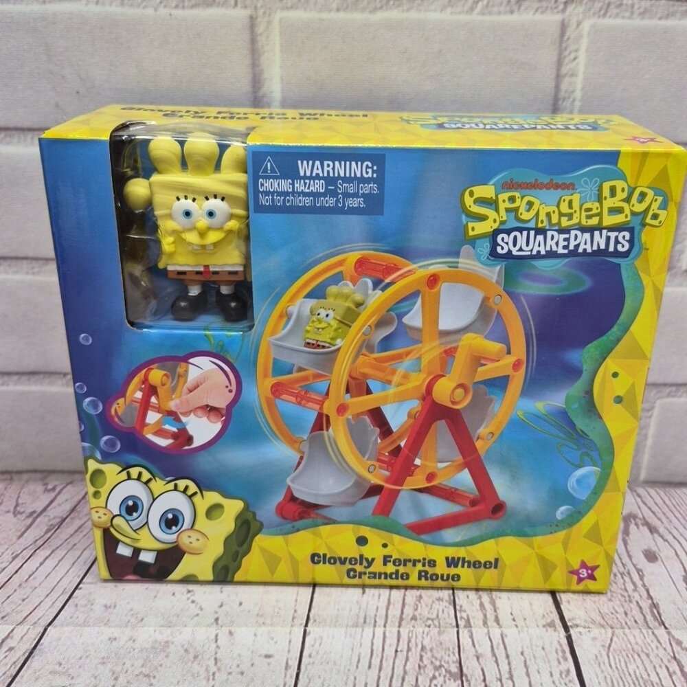 SpongeBob SquarePants Playset Glovely Ferris Wheel w/ SpongeBob Figure 2025 New